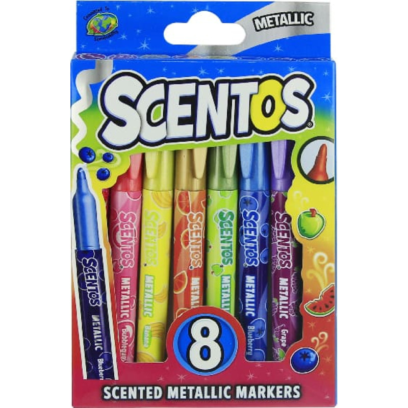 Dumel SCENTOS ST 40695 scented markers – metallic, 8 pcs