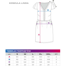 Ubranka EWA 974420 LINDA Koszula ciążowa rozpinana czarna L