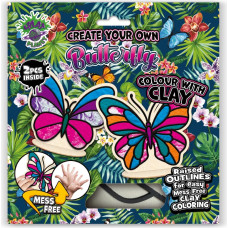 Splat Planet clay colouring Butterflies