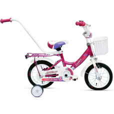 Children’s bicycle Romet Limber Girl 12", pink and white