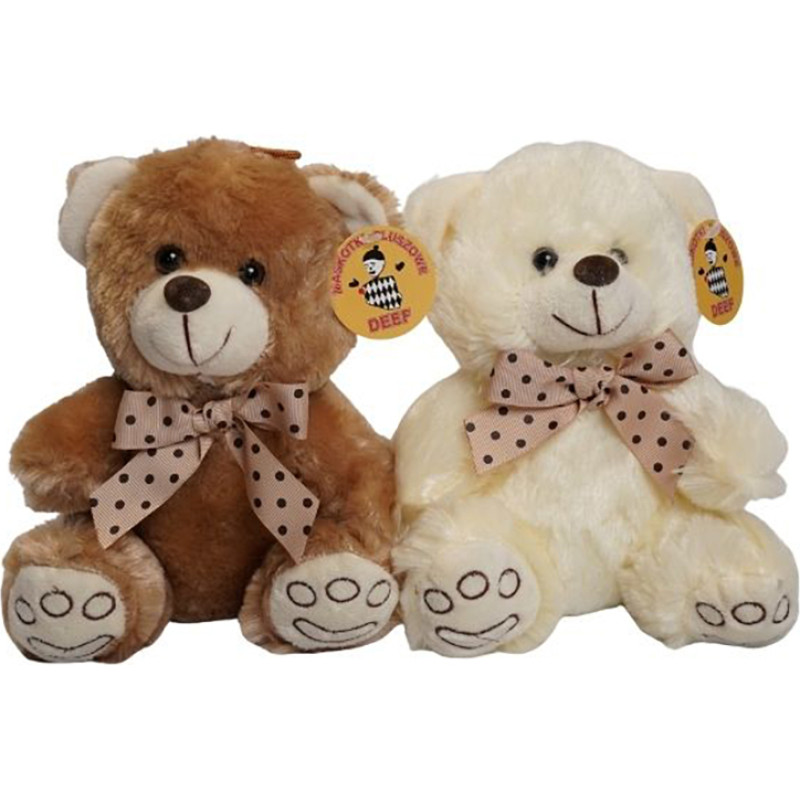 MIŚ Z KOKARDĄ W GROCHY