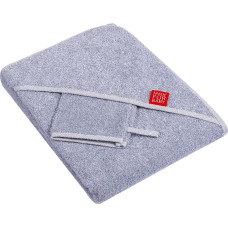 Duet Baby 517 terry hooded bath towel with washcloth, 100 × 100 cm