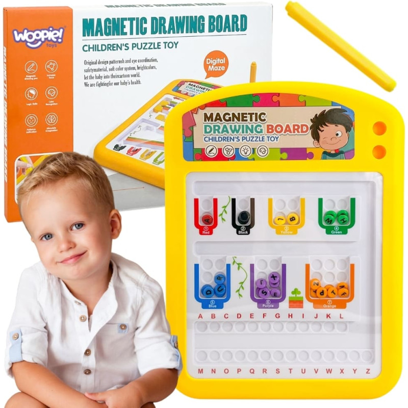 Woopie – Montessori magnetic drawing board