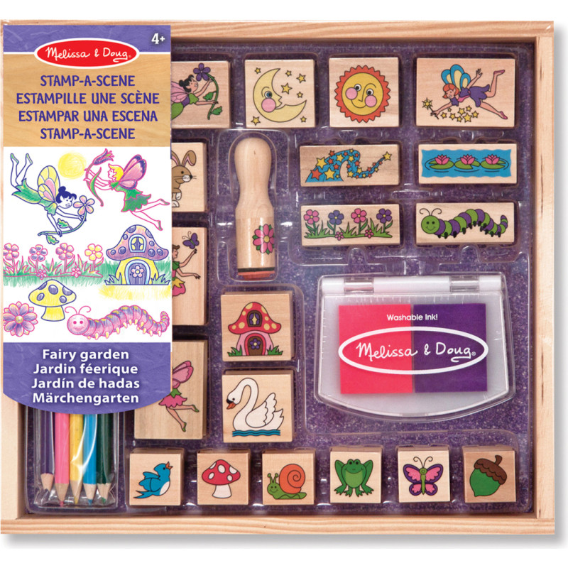 Melissa & Doug playset Stamp-a-Scene-Fairy Garden