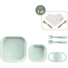 Miniland MEAL SET SQUARE MINT