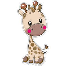 Marko SRP-020-6 Dekoracja ścienna ŻYRAFKA