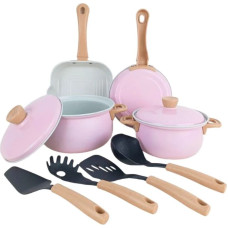 Mängunõude komplekt 10 osa, roosa