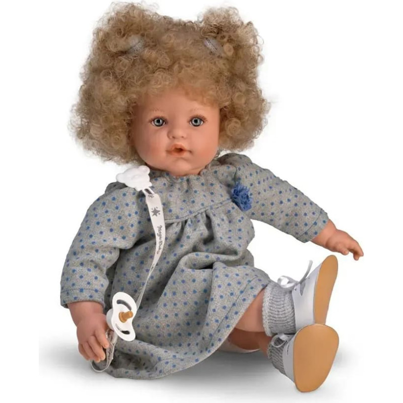 Magic Baby Doll "Susi" in grey dress