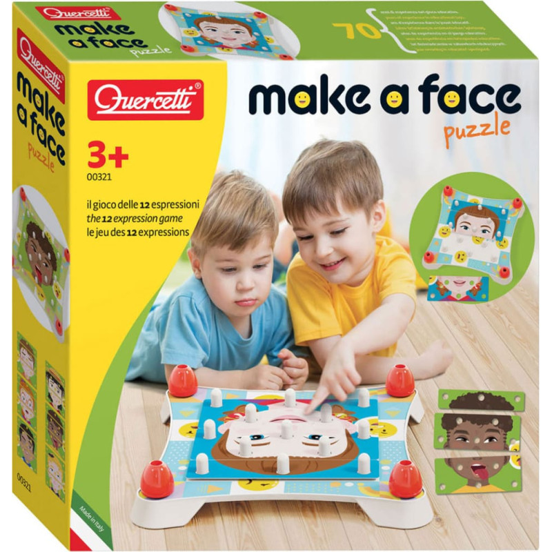 Quercetti Make a Face 3+ y