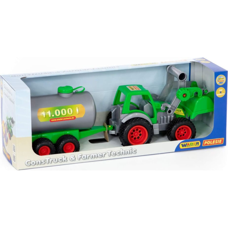 Polesie Tractor-loader with tank in box 57 cm 37763