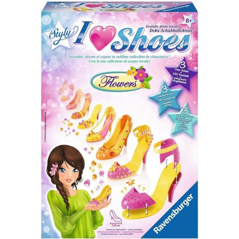 Ravensburger Craft Kit &ndash; Shoe Design: Flowers