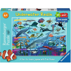 Ravensburger Shaped puzzle, 60 pcs, Underwater