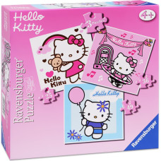 Ravensburger Puzzle 3in1 Hello Kitty