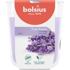 Bolsius Svece arom. stikla gl. True Scents &Oslash;80x73mm lavender