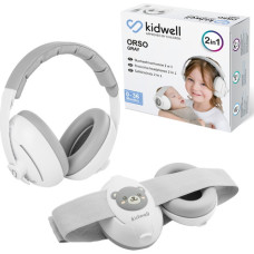 Kidwell Ausu/dzirdes aizsargi ORSO grey 2-in1