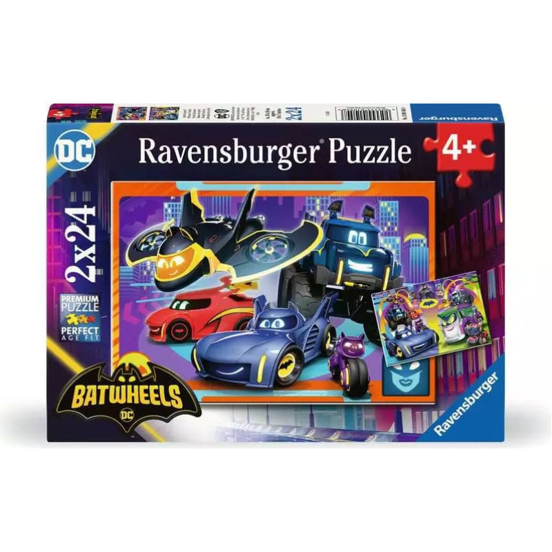 Ravensburger Puzzle 2x24 pcs Batwheels