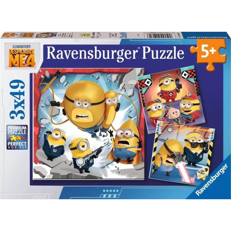 Ravensburger Puzzle 3x49 pcs Despicable Me 4