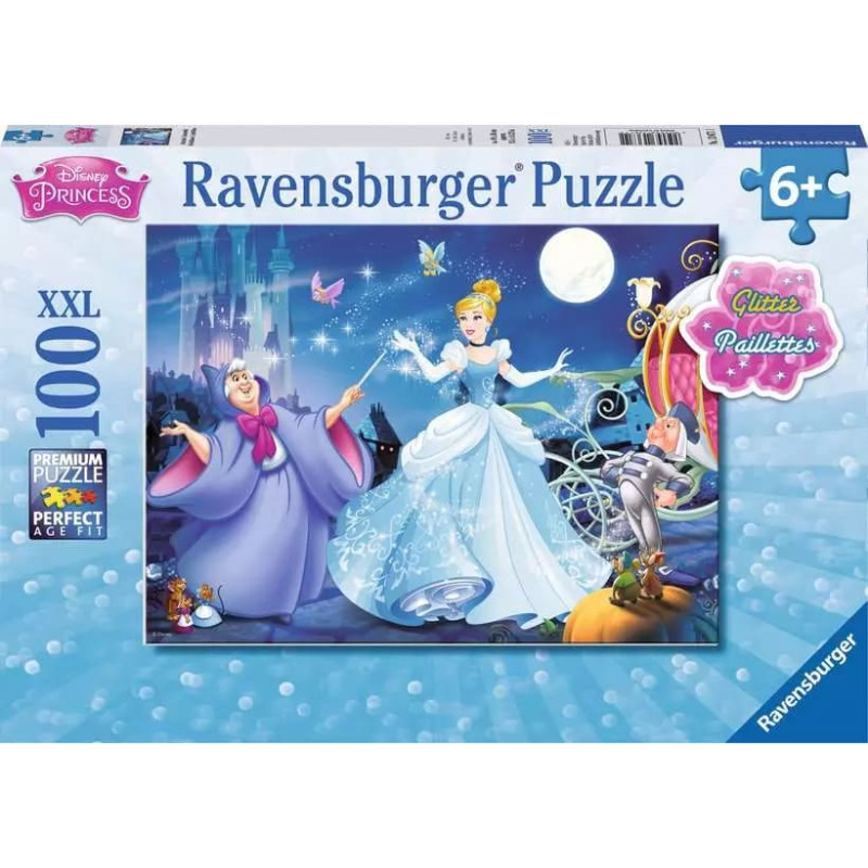 Ravensburger Puzzle 100 pcs Adorable Cinderella Glitter