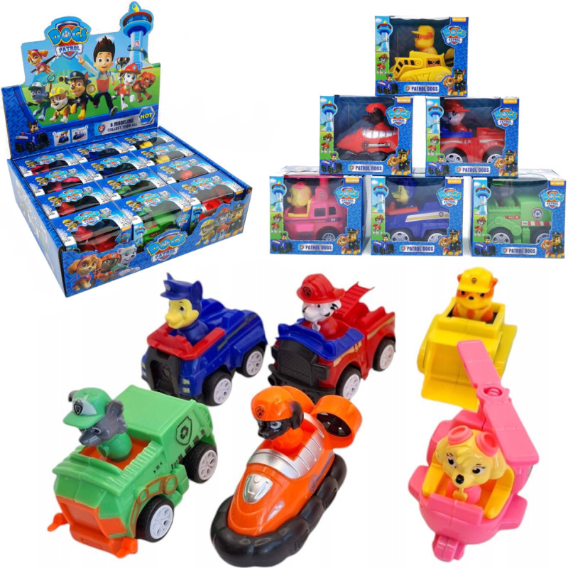 FIGURKA POJAZD PSI PATROL 6 WZORÓW