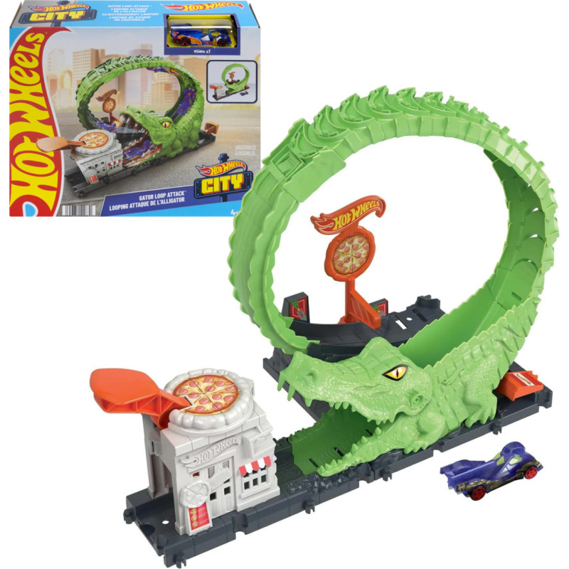 HOT WHEELS CITY PĘTLA KROKODYLA