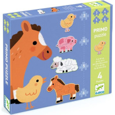 Djeco Progressive puzzles - At the farm