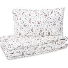 Sensillo 2 PIECE BEDDING COTTON FOREST BEIGE 100X135