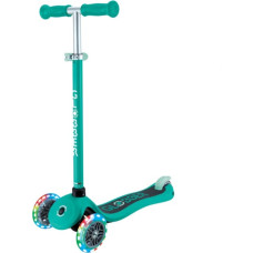 Globber Primo Light three-wheeled scooter, turquoise