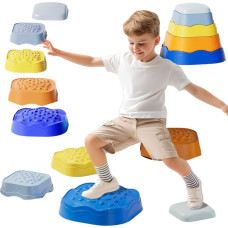 Woopie SENSORY BALANCE STONES FOR CHILDREN OBSTACLE COURSE BALANCE