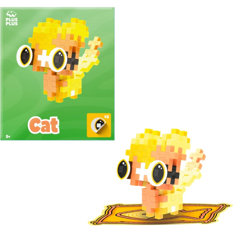 Plus Plus construction toy PETS - Curious Cat