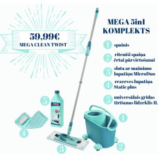 Leifheit MEGA komplekts Clean Twist M Ergo