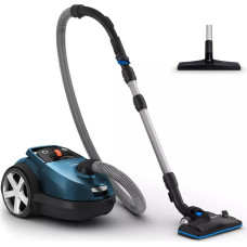 PHILIPS Performer Silent vacuum cleaner with bag, 750 W, blue FC8783/09