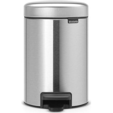 BRABANTIA Pedal Bin NewIcon, 3 l, Matt Steel