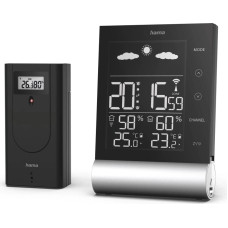 Hama 00186417 Weather Station Black Line black