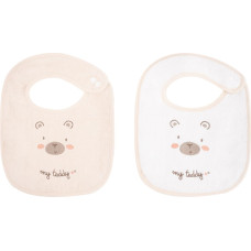 Set of 2 terry bibs My Teddy