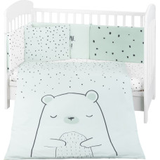 Bedding set 6pcs 70/140 Bear with me Mint