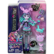 Mattel Monster High Creepover Party Doll Twyla with Pet Bunny Dustin HLP87