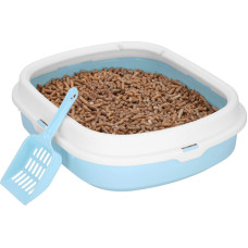 Springos Cat toilet + scoop Springos PA0245 40x33x11 cm, blue