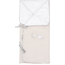 Baby swaddle sack Dream Big Beige