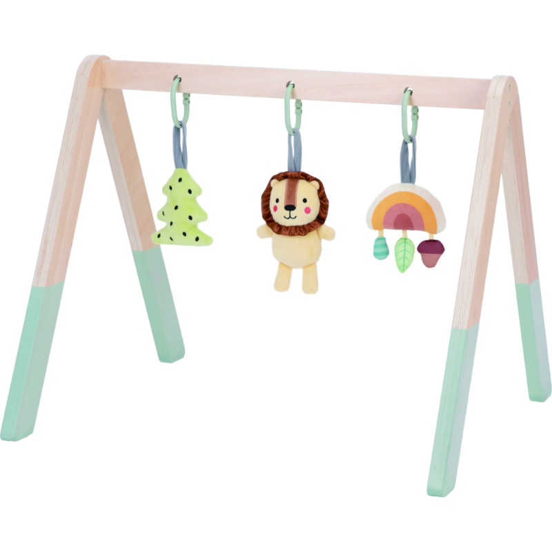 Tooky Toy Baby Gym Stojak Edukacyjny Gimnastyczny 3 Zawieszki