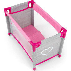 Milly Mally doll bed Lisa Prestige Pink