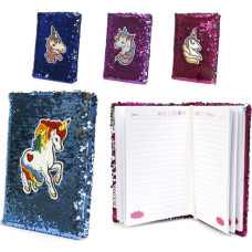 Notebook/diary Unicorn with sequins