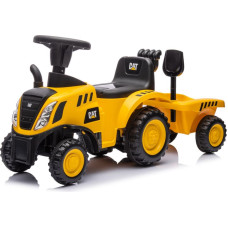 Moovkee Ride-on car- 658C -  TRACTOR with TRAILER - CAT - YELLOW