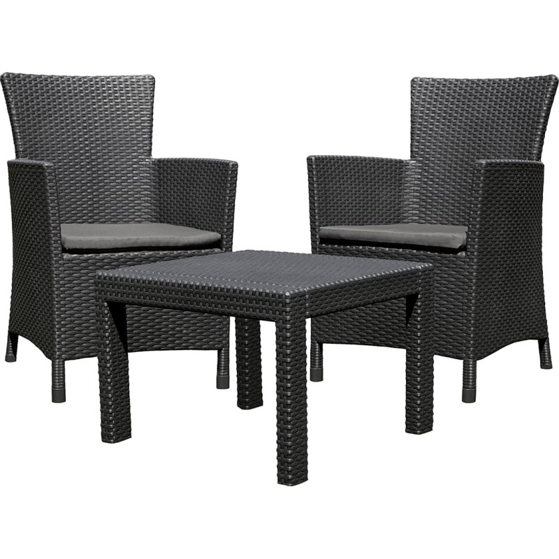 Keter Garden Furniture Set Rosario Balcony Set Grey