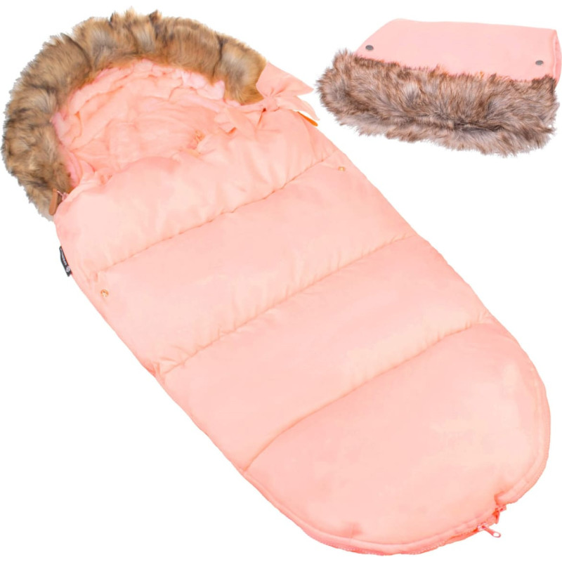 Springos Sleeping bag Springos SB0017, 4-in-1, for stroller, sled, and carrycot, pink