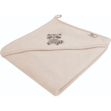 Bocioland bath cover 100x100 cream racoon BL217