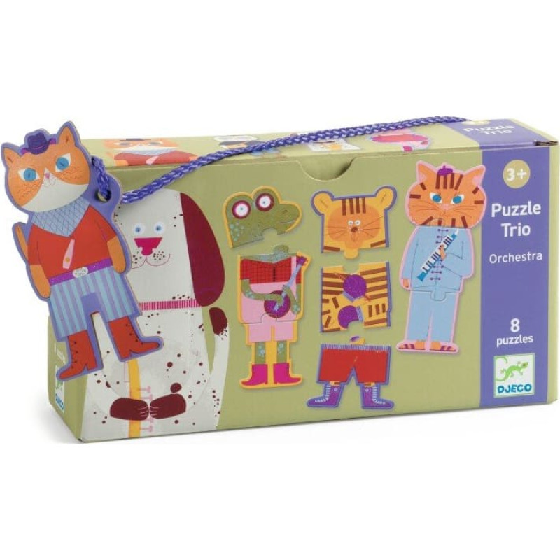 Djeco Puzzle Trio - Orchestra (24 pcs)