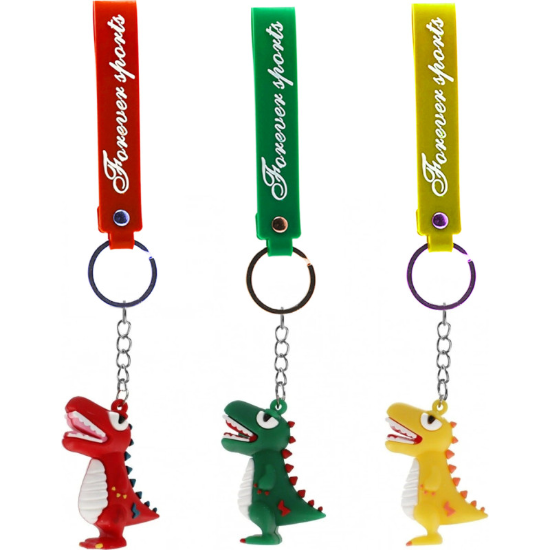 BRELOK GUMOWY DINOZAUR