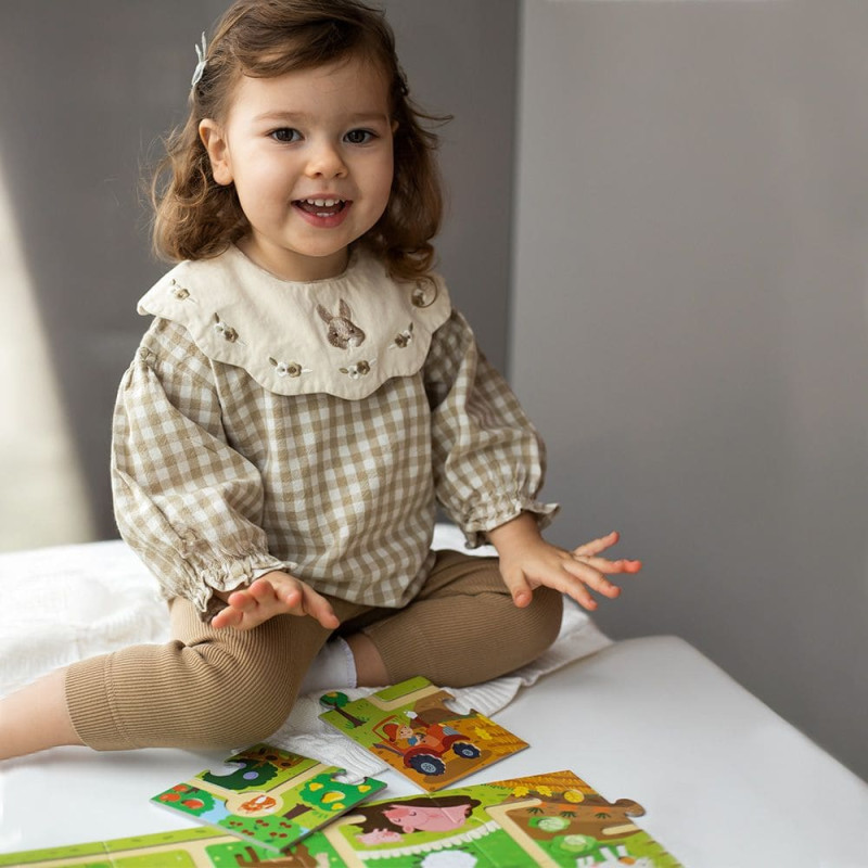 Dodo Baby toys Puzzle labyrinth "My farm trip"