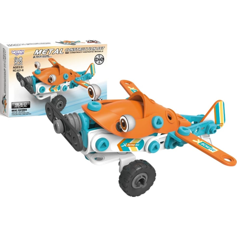 Woopie Samolot Zestaw Konstrukcyjny Klocki STEM