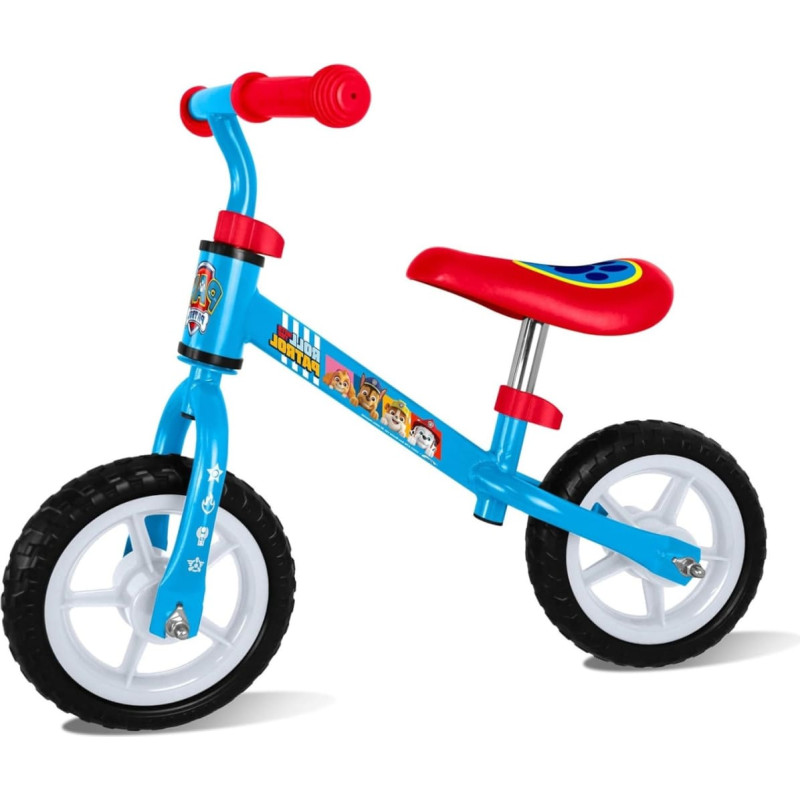 Balance bike with Paw Patrol theme